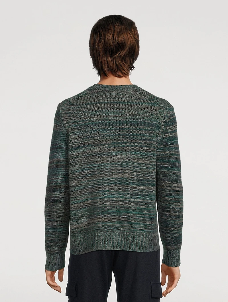 Cashmere And Wool Marled Sweater
