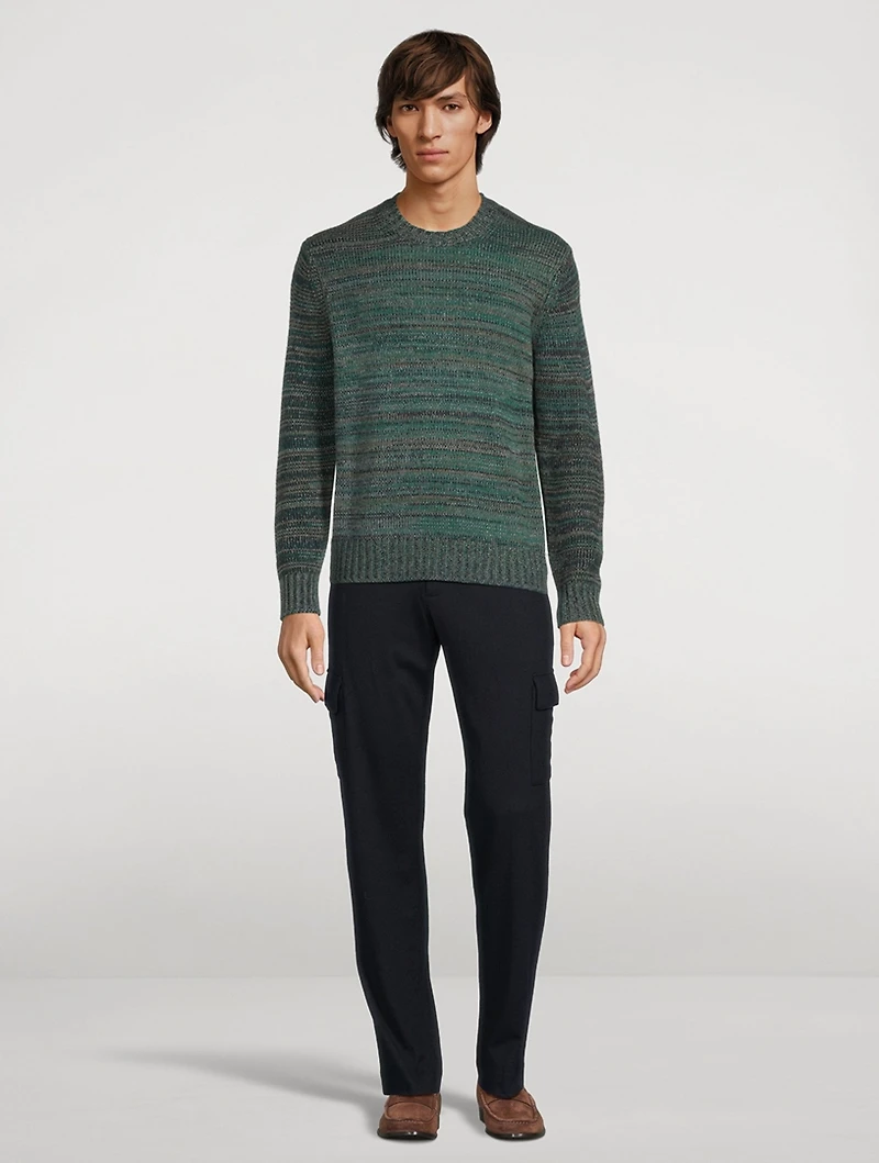 Cashmere And Wool Marled Sweater