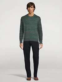 Cashmere And Wool Marled Sweater