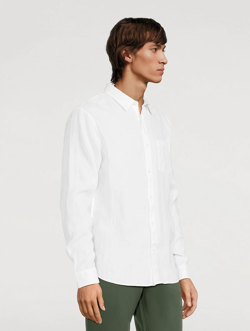 Linen Long-Sleeve Shirt