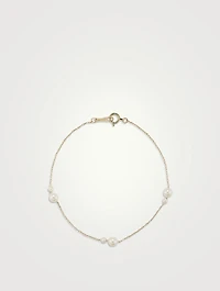 Sea Of Beauty 14K Gold Kissing Double Floating Pearl Bracelet