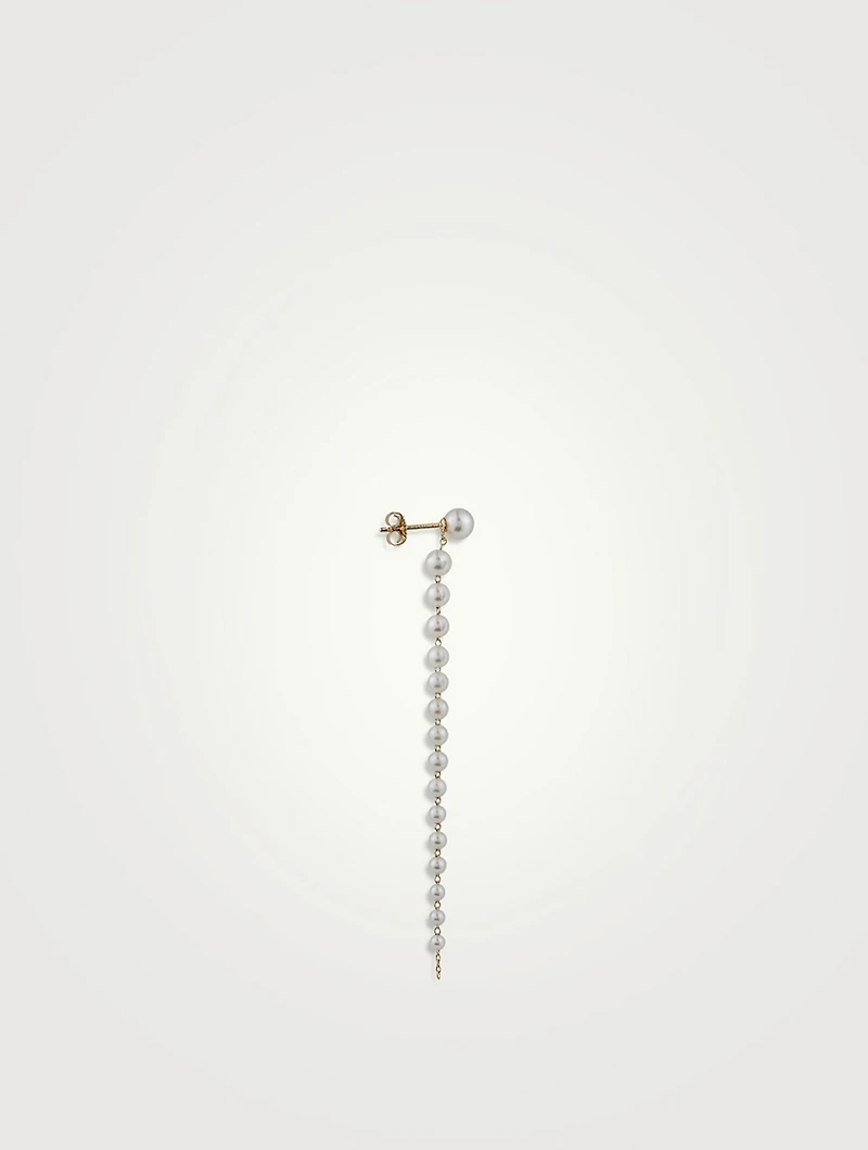 Sea Of Beauty Cascading Pearl Earrings