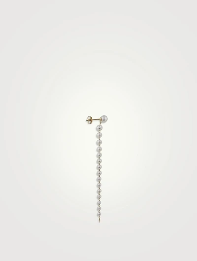 Sea Of Beauty Cascading Pearl Earrings