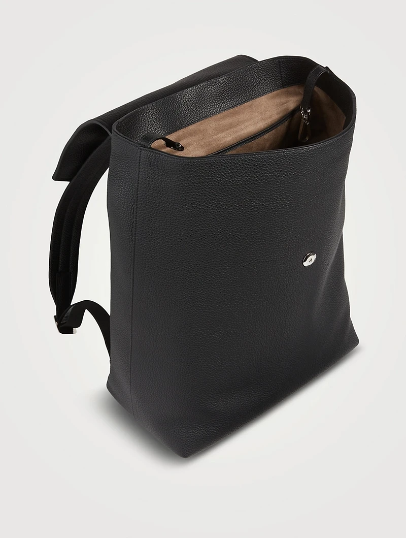Cachemire Leather Day Backpack