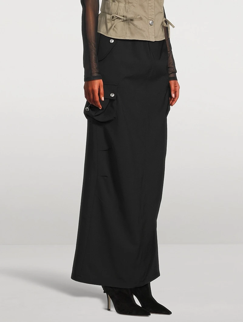 Cargo Maxi Skirt