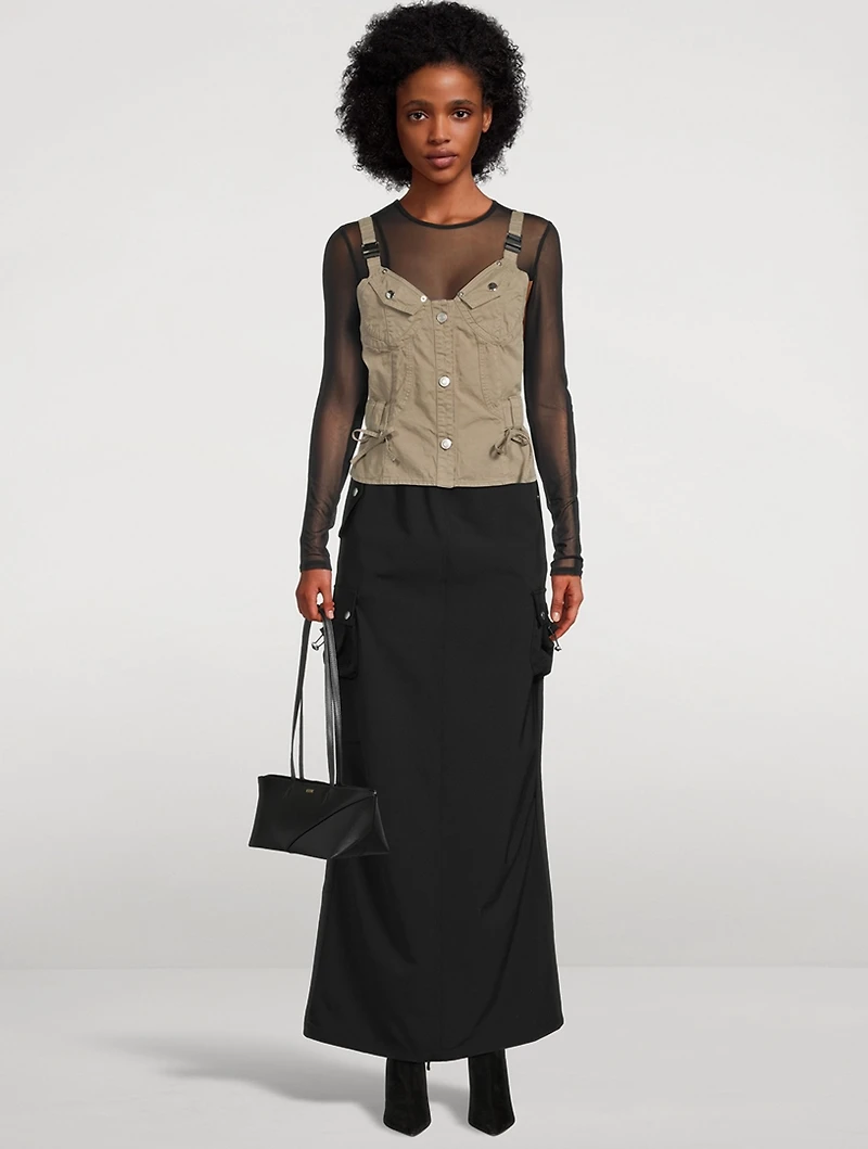 Cargo Maxi Skirt