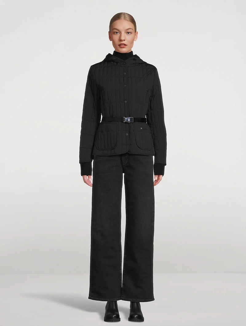 Raja Light Down Belted Jacket
