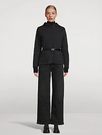 Raja Light Down Belted Jacket