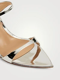 Mayfair Metallic Leather Mules