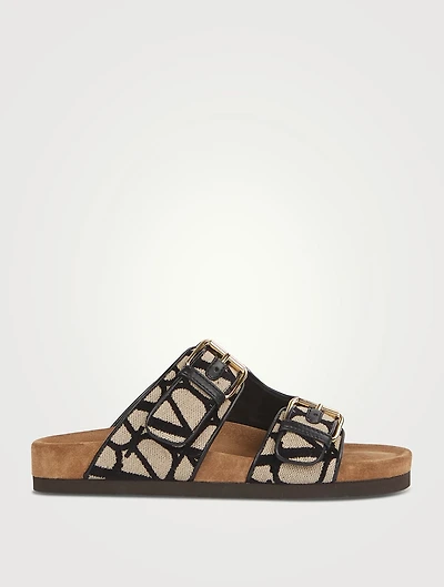 Toile Iconographe Canvas Slide Sandals