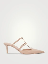 Rockstud Wispy Leather Mules