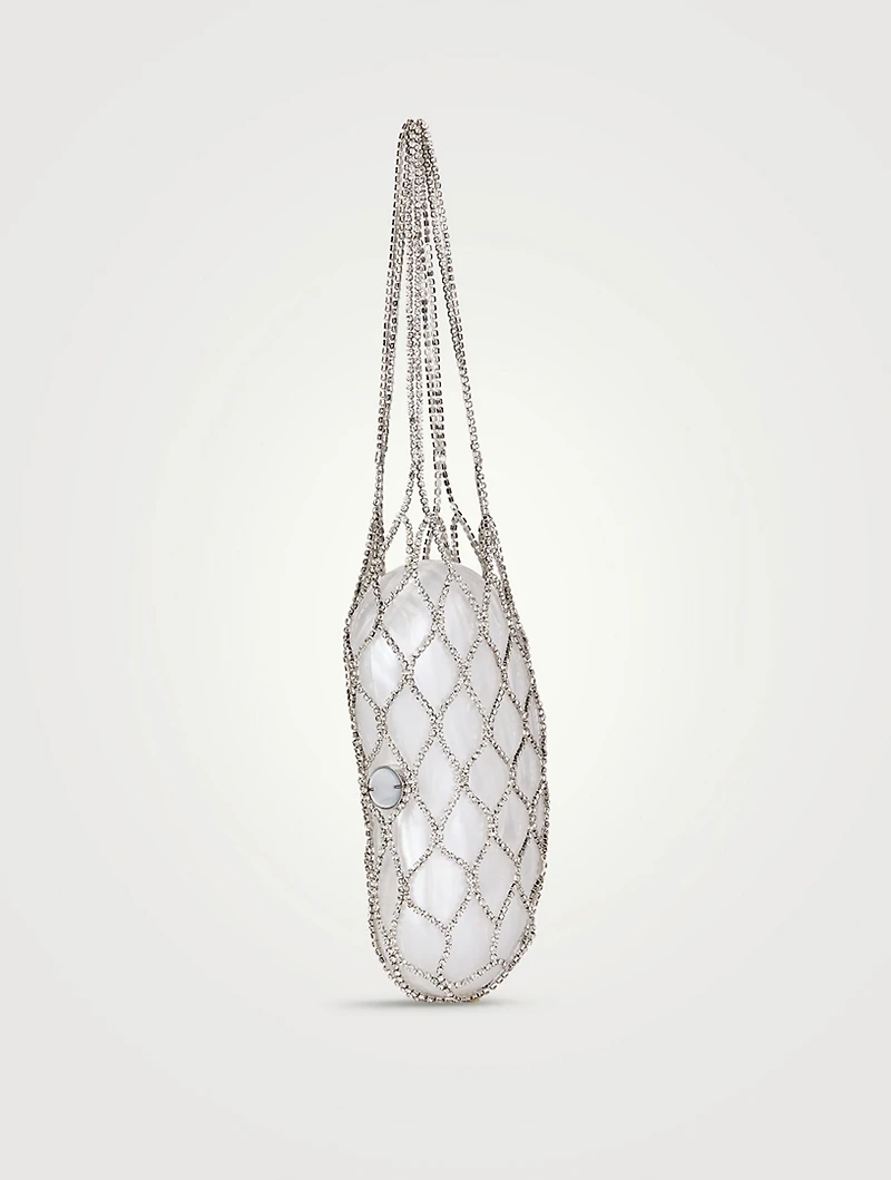 Tallulah Crystal And Acrylic Wristlet