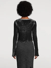 Ribbed Cardigan