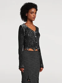 Ribbed Cardigan