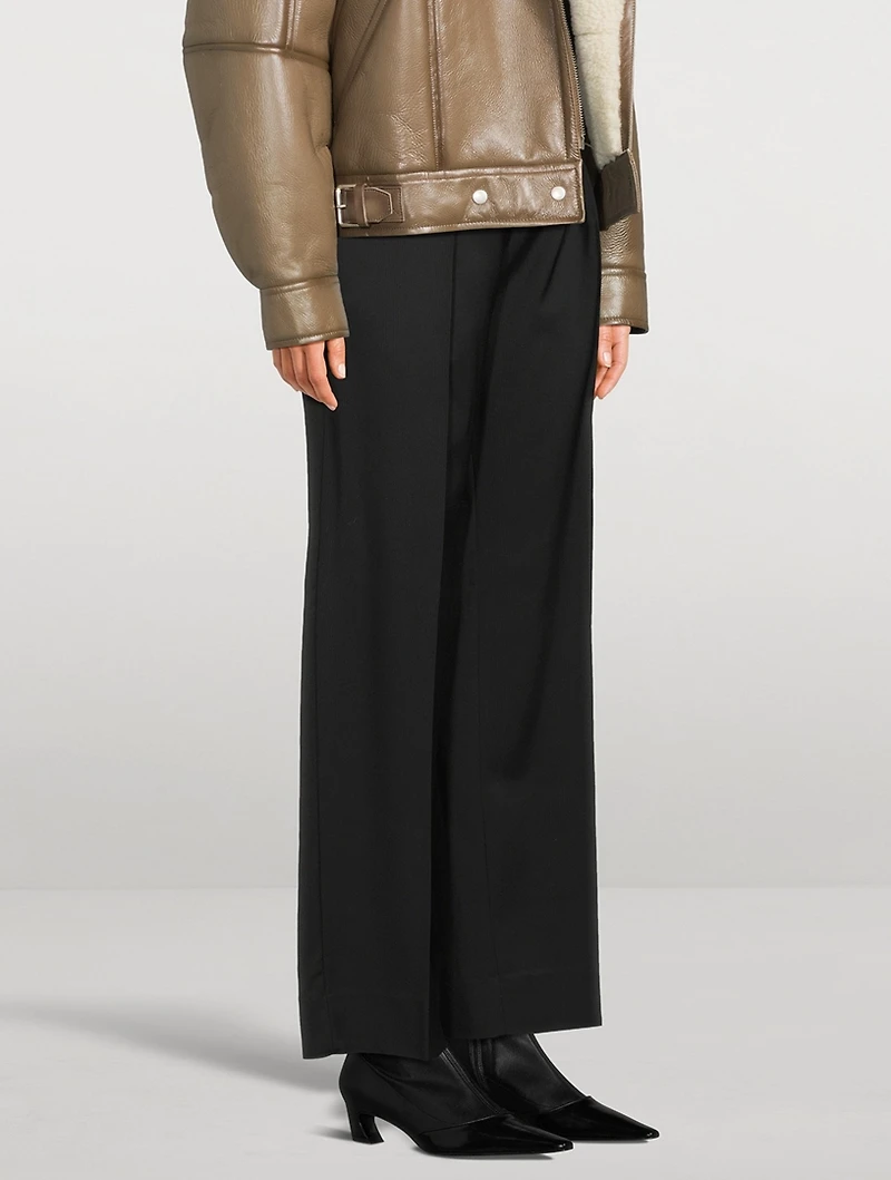 Wide-Leg Trousers
