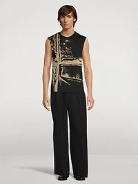 Wool Wide-Leg Pants