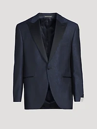 Elwood Wool Dinner Jacket Paisley Print