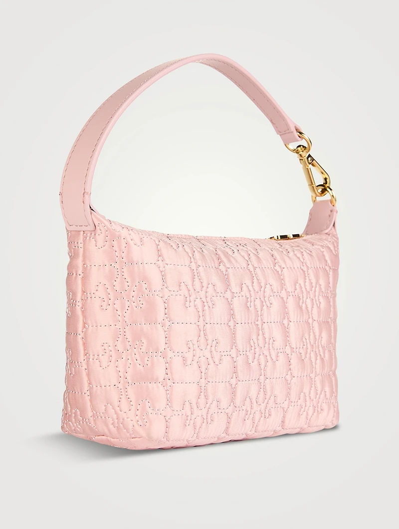Small Butterfly Satin Shoulder Bag