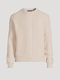 Vilare Cable Knit Sweater