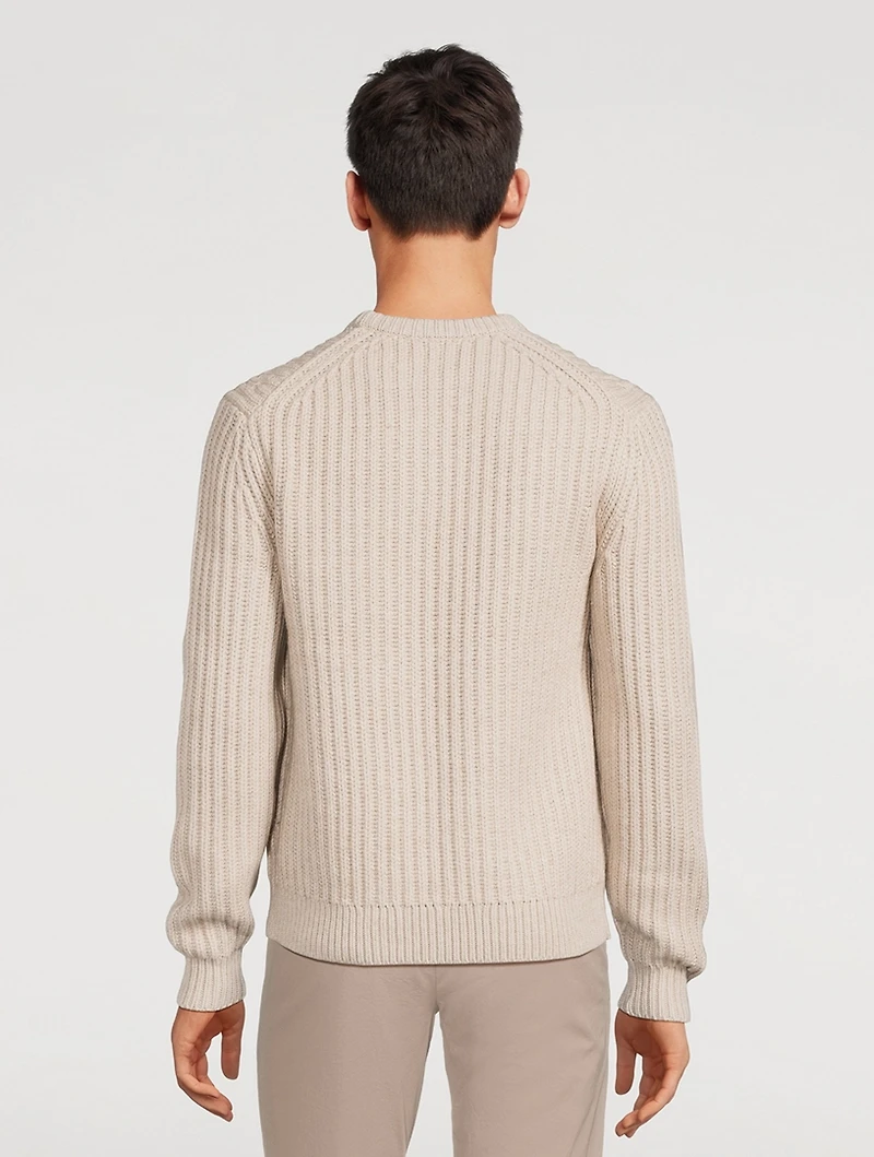Vilare Cable Knit Sweater