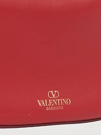 Mini VLOGO Moon Leather Shoulder Bag