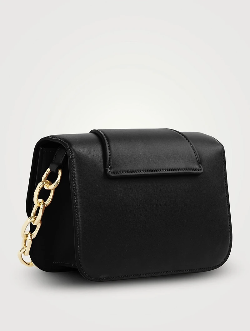 Small VLOGO O'Clock Leather Shoulder Bag