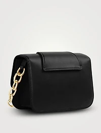 Small VLOGO O'Clock Leather Shoulder Bag