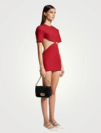 Small VLOGO O'Clock Leather Shoulder Bag