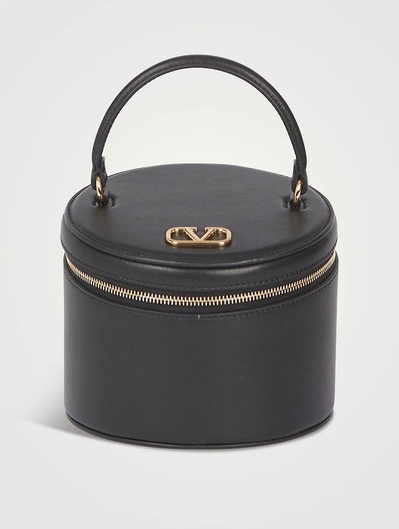 Mini VLOGO Leather Jewellery Case