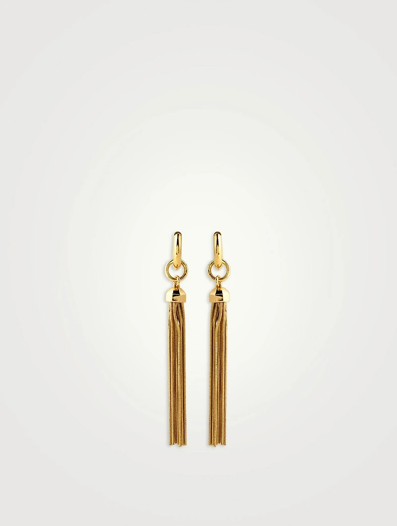 Gold Tassel Earrings