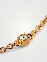 VLOGO Crystal Chain Bracelet