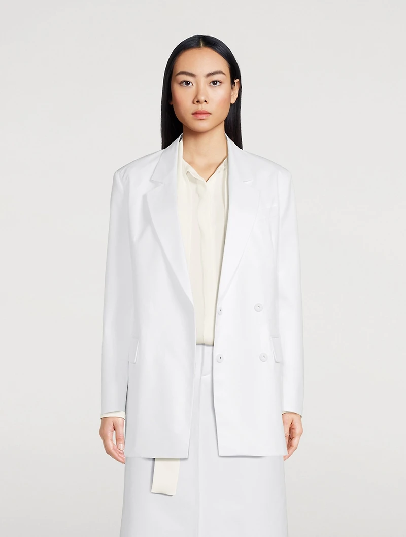 Compact Poplin Blazer