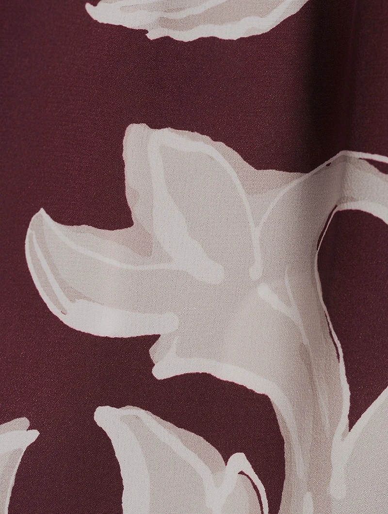 Crepe De Chine Midi Skirt Metamorphos Gryphon Print