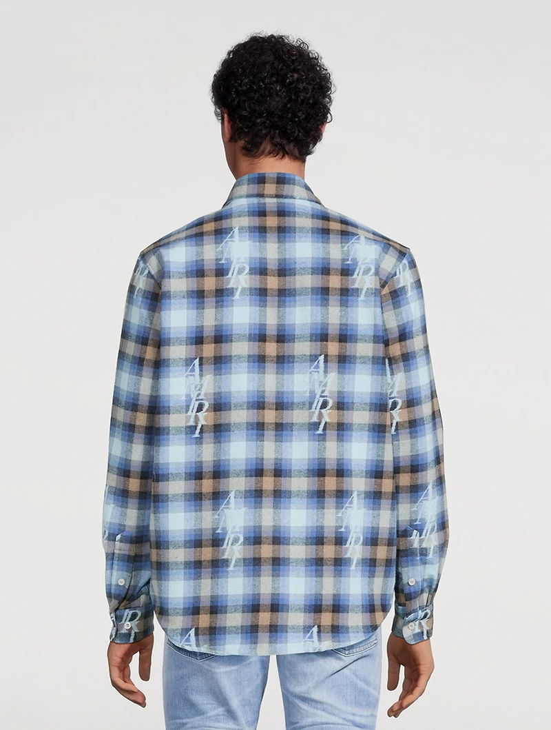 Cotton Plaid Flannel Shirt
