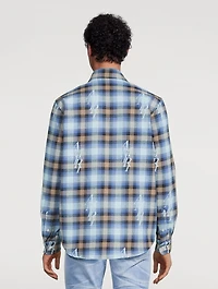 Cotton Plaid Flannel Shirt