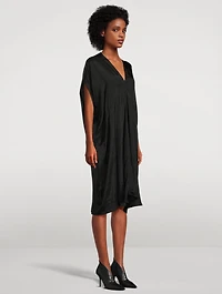 Tommykite Satin Midi Dress