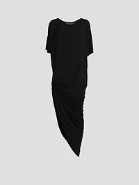 Edfu Asymmetric Jersey Dress