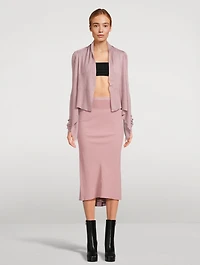 Wool Wrap Cardigan