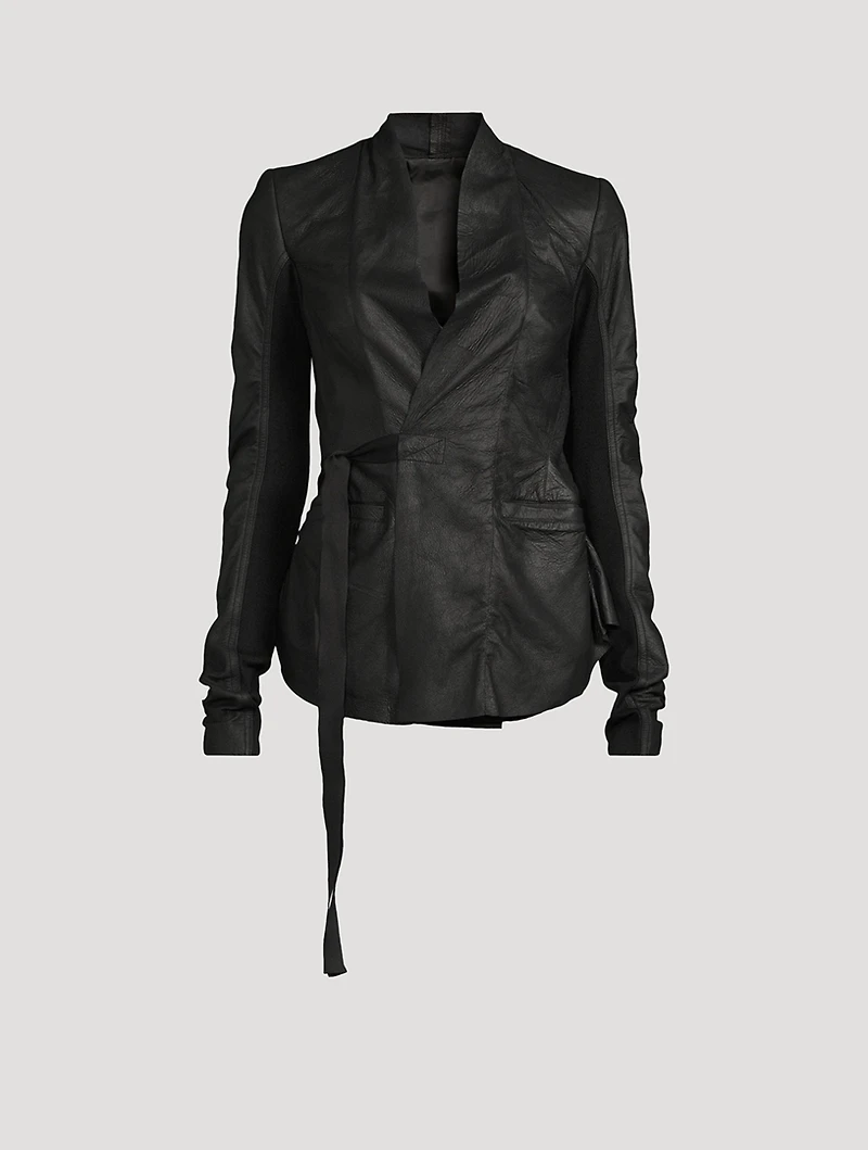 Hollywood Leather Wrap Jacket