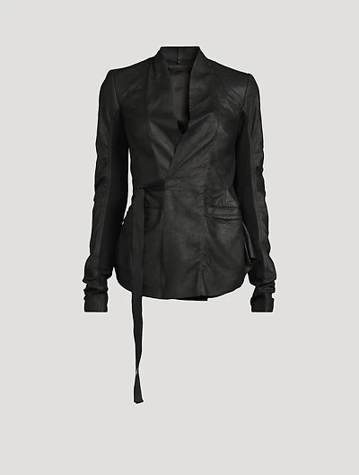 Hollywood Leather Wrap Jacket