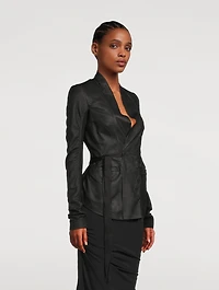 Hollywood Leather Wrap Jacket