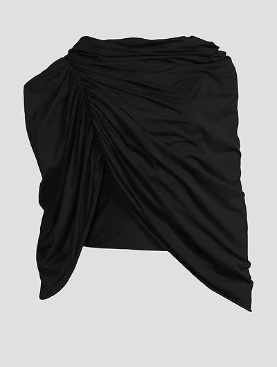 Nun Draped Jersey Top