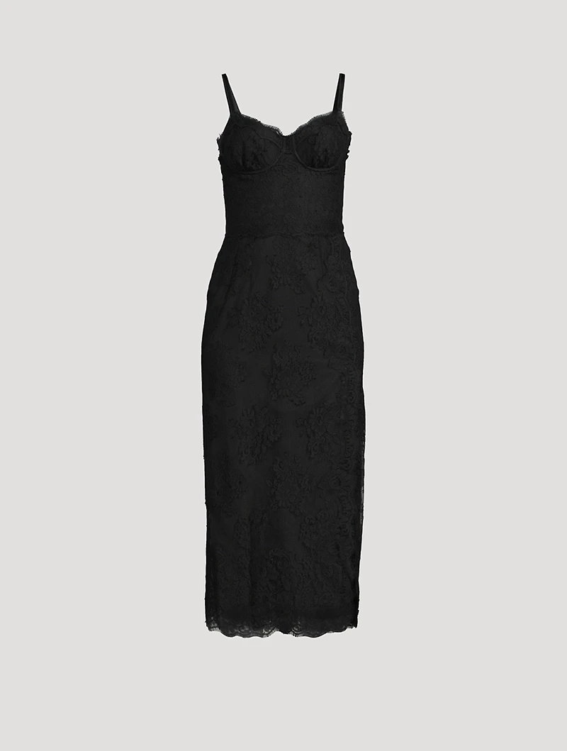 Floral Lace Slip Dress