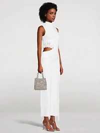 Nova Beaded Cut-Out Dress