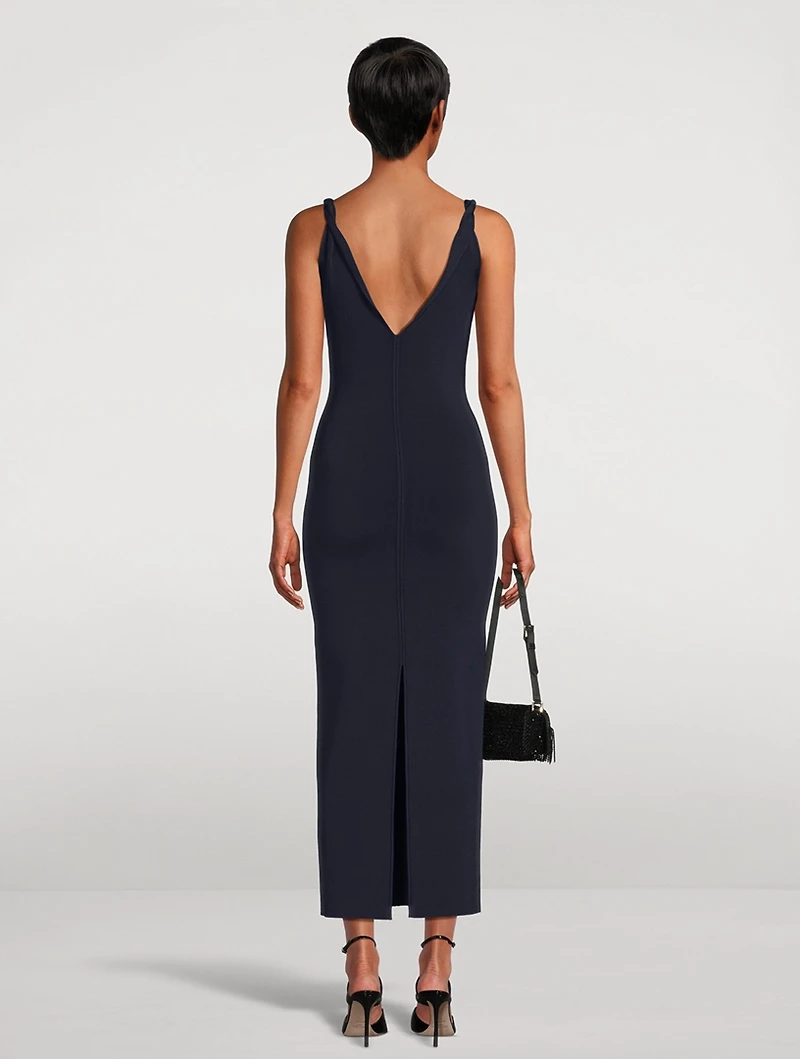 Tyra Twisted Midi Dress