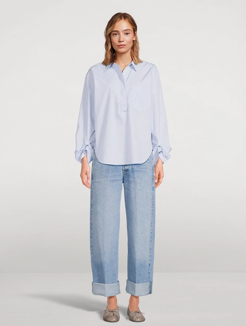 Ayla Baggy Cuffed Crop Jeans