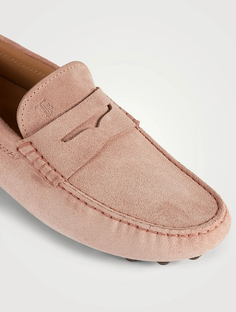 Suede Gommino Bubble Driving Shoes