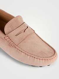 Suede Gommino Bubble Driving Shoes