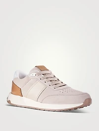 Suede And Leather Sneakers