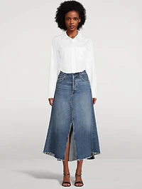Mina Denim Maxi Skirt